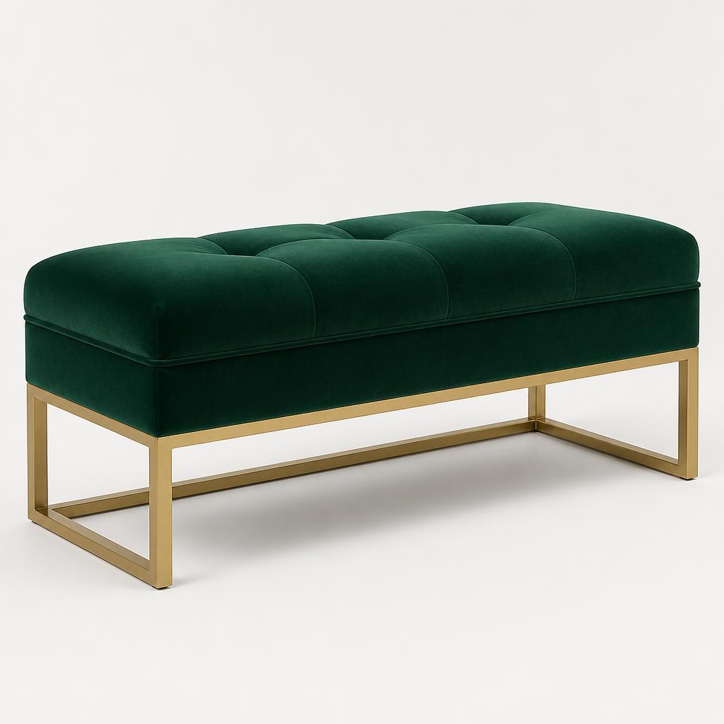 Opal Velvet Bed Bench