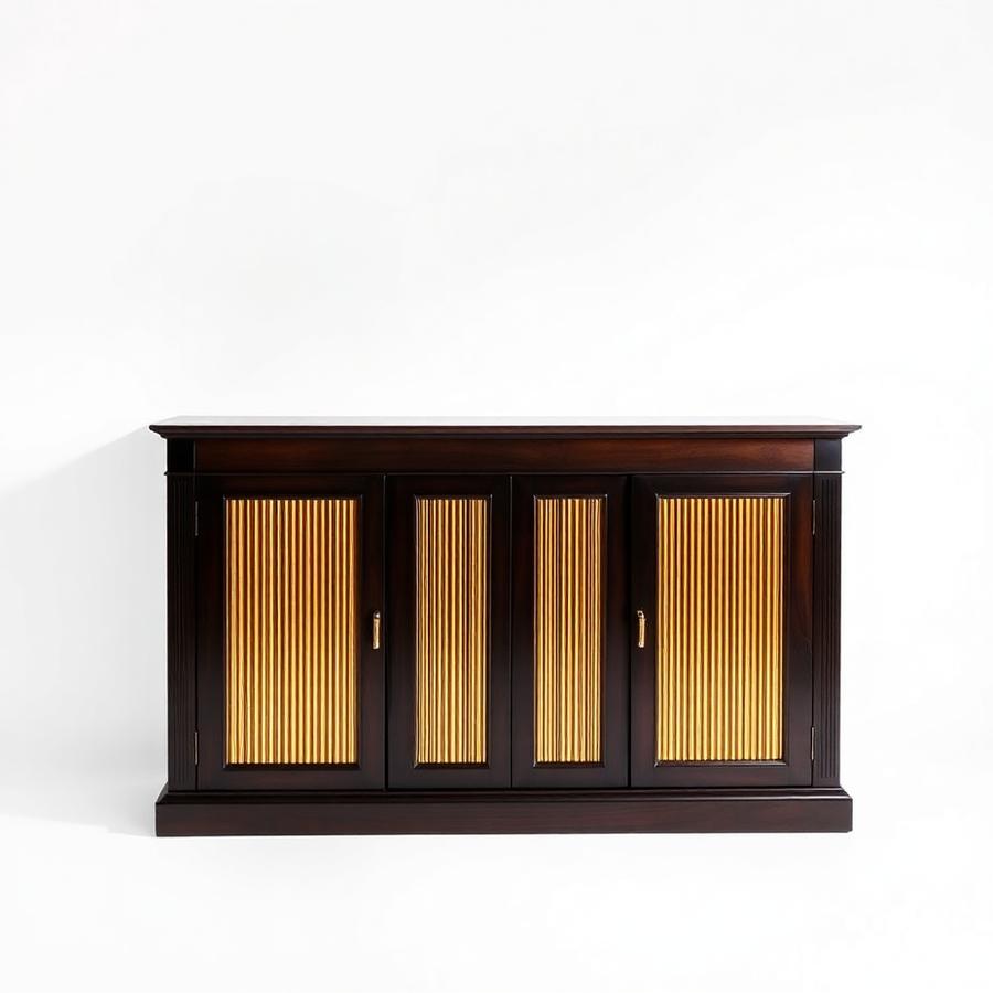 Regent Fluted Gold Sideboard
