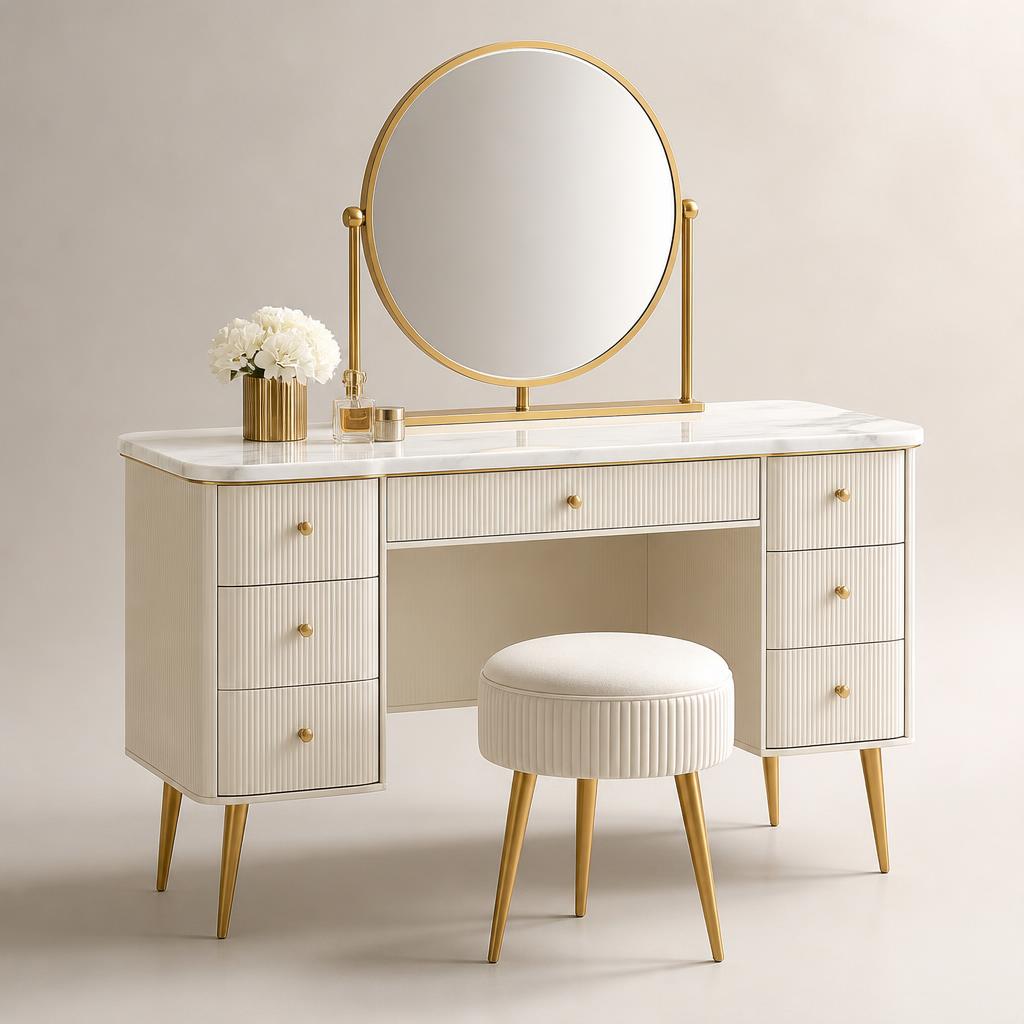 Soleil Marble Dressing Vanity